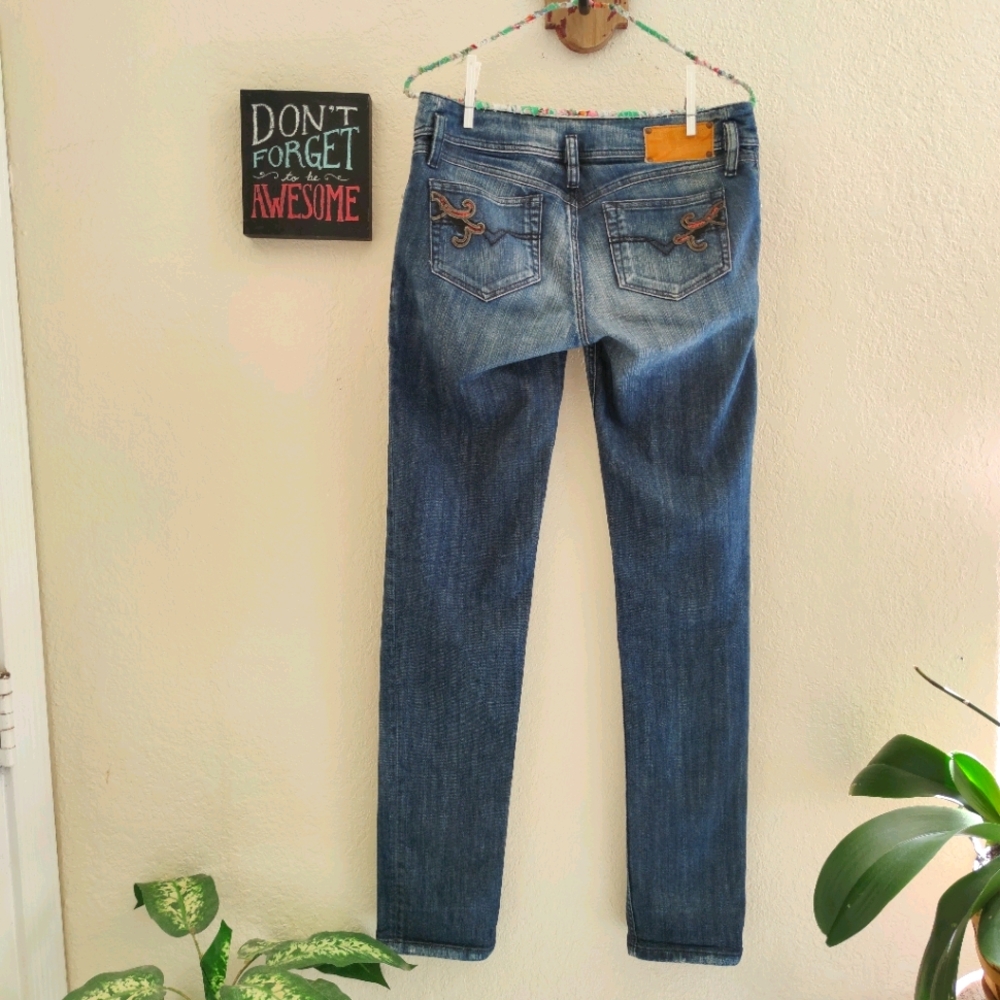 Diesel 💜‎ Matic Slim Tapered Embellished Jeans